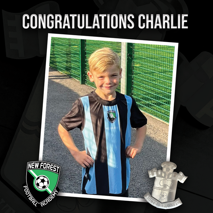 CHARLIE PROGRESSES TO SOUTHAMPTON FC ACADEMY