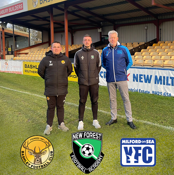 GRASSROOTS PARTNERSHIP WITH MILFORD ON SEA YOUTH FC & BASHLEY FC