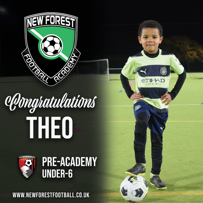 THEO PROGRESSES TO AFC BOURNEMOUTH ACADEMY