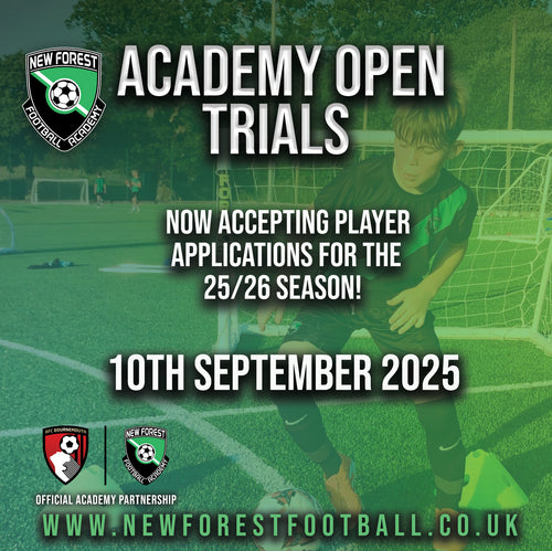 Academy Open Trials 25/26 Season - Brockenhurst College
