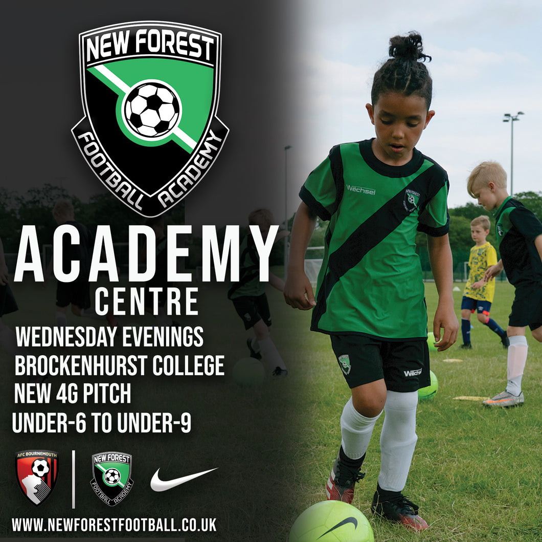 New Forest Football Academy Centre (U6 to U9) Autumn Term 2  (2024/25 Season)