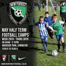 Load image into Gallery viewer, May Half Term Holiday Football Course: Lymington