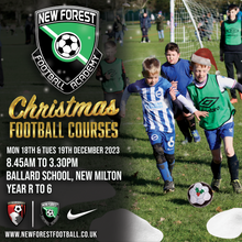 Load image into Gallery viewer, Christmas Holiday Football Course: Ballard School, New Milton